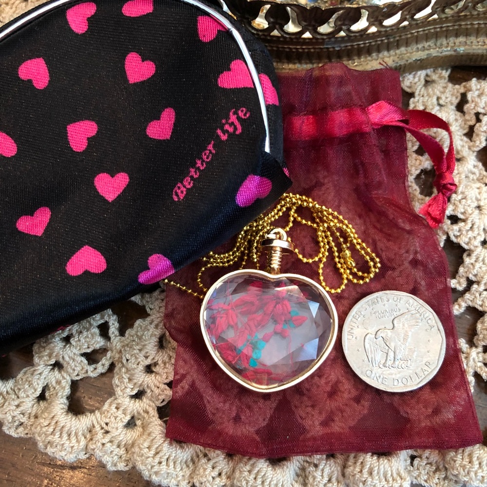 💖 Lucite 2 tones necklace 💖 - Picture 2 of 3